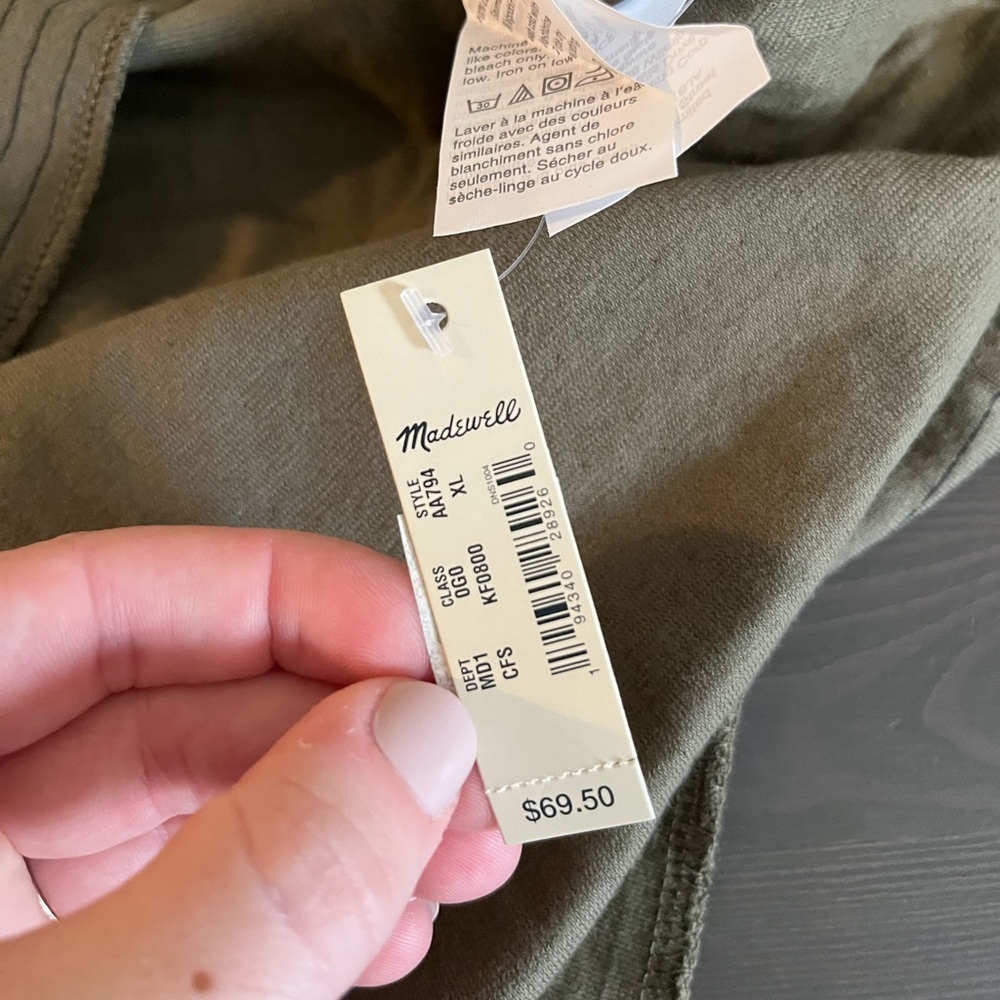 Madewell Men’s Double-down Henley NWT - Picture 5 of 5